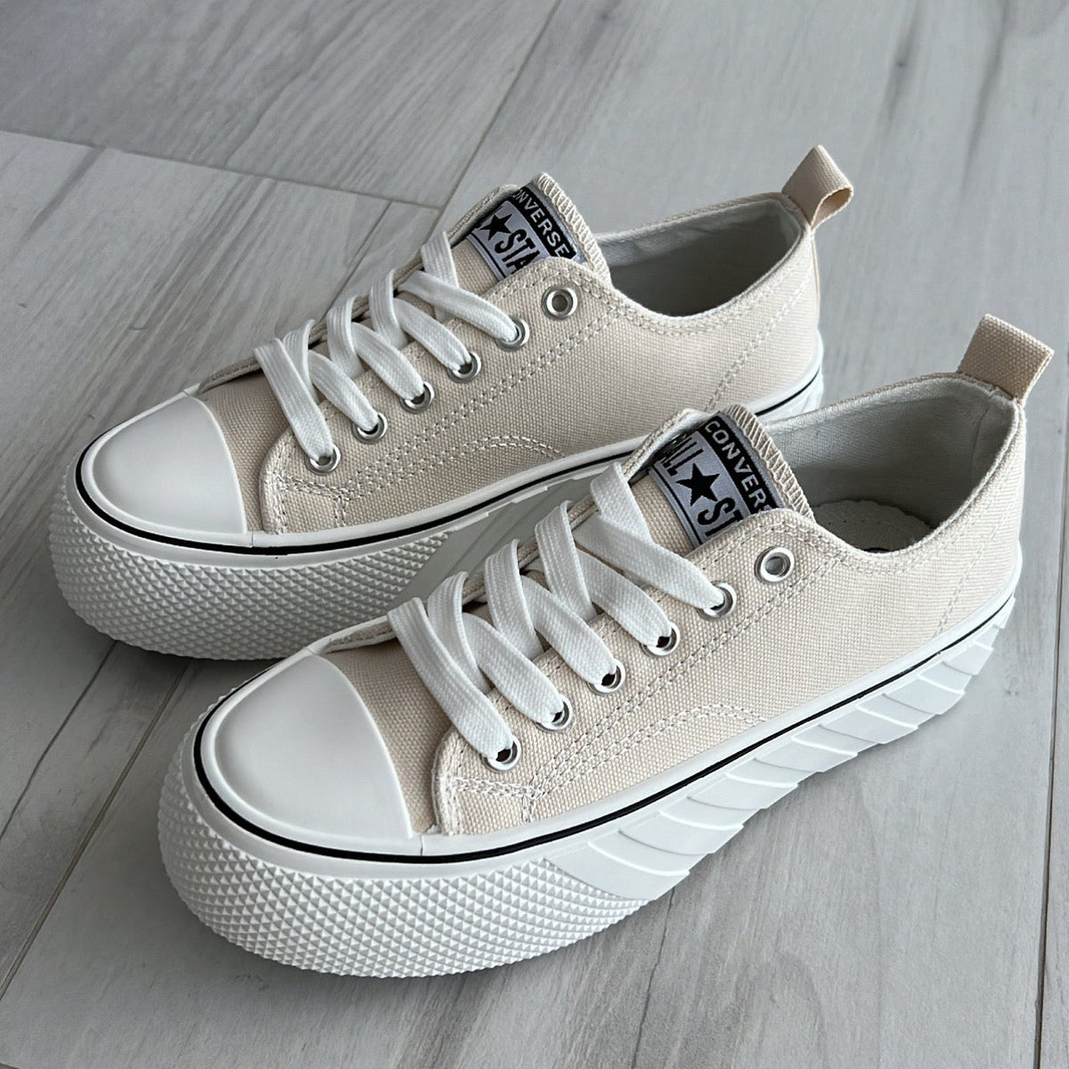 Zapatillas CV All Star Bajas Beige SOLO TALLAS 40 y 41