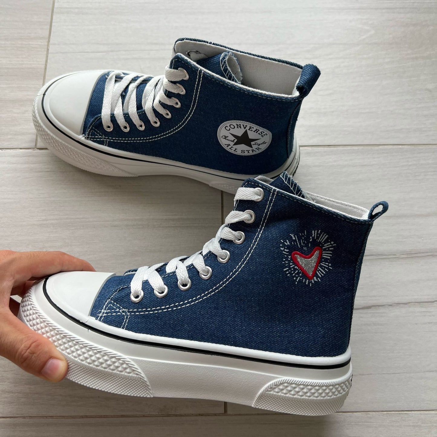 Zapatillas CV All Star amor botas vaquera