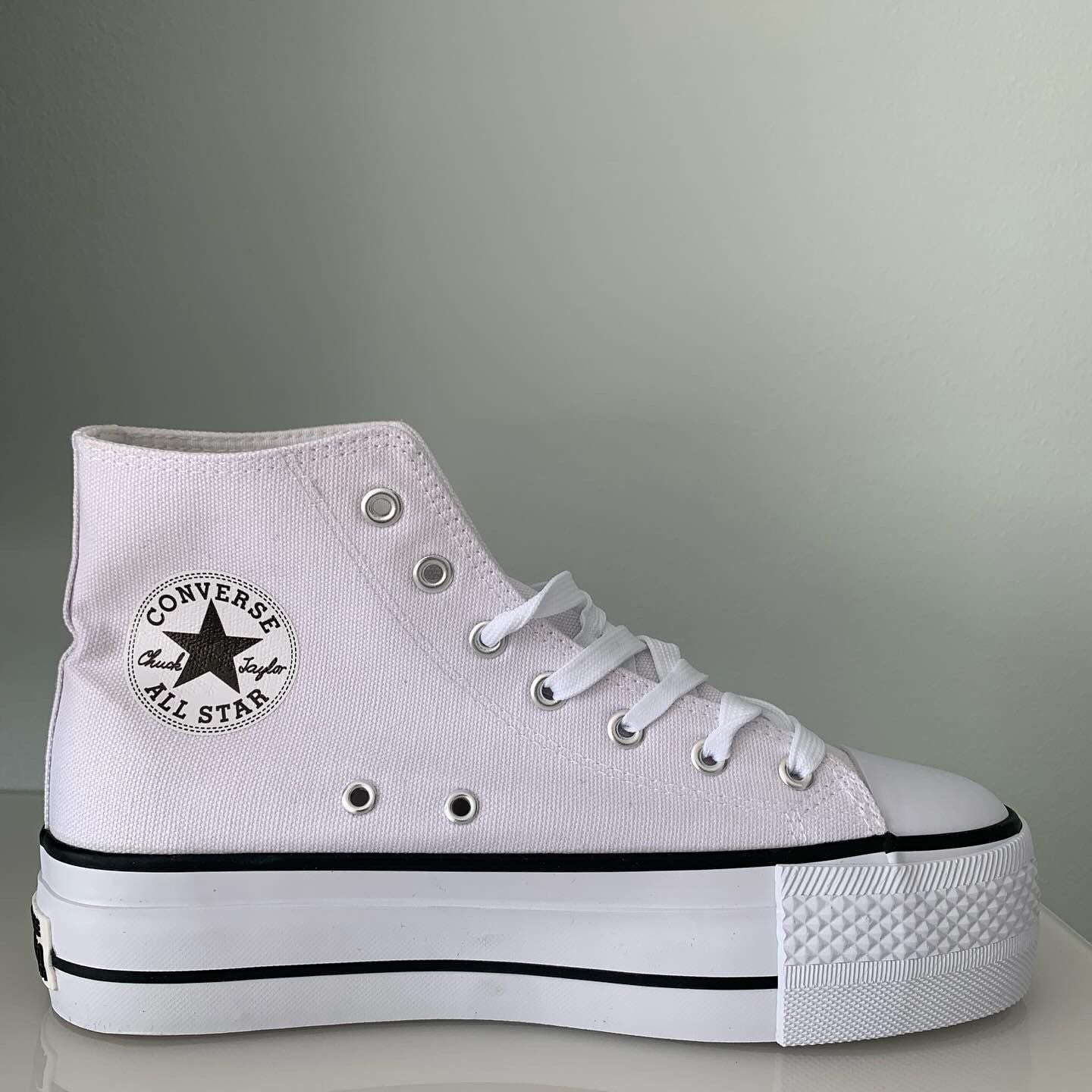 Zapatillas CV All Star botas con plataforma blancas